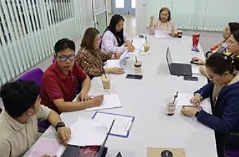 สํานักงานสภามหาวิทยาลัยพะเยาจัดประชุมภายในส่วนงาน พร้อมวางแผนการจัดทําข้อมูลของส่วนงาน ด้านการประเมิน UP ITA ประจําป งบประมาณ พ.ศ. 2568