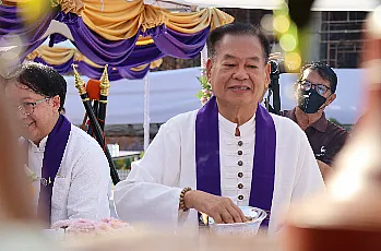 นายกสภามหาวิทยาลัยพะเยา เข้าร่วมงานพิธีวางศิลาฤกษ์ อาคารศูนย์พัฒนาผู้ประกอบการนวัตกรรมและถ่ายทอดเทคโนโลยี อุทยานวิทยาศาสตร์ มหาวิทยาลัยพะเยา เครือข่ายอุทยานวิทยาศาสตร์ฯ ภาคเหนือ