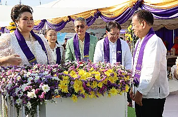 นายกสภามหาวิทยาลัยพะเยา เข้าร่วมงานพิธีวางศิลาฤกษ์ อาคารศูนย์พัฒนาผู้ประกอบการนวัตกรรมและถ่ายทอดเทคโนโลยี อุทยานวิทยาศาสตร์ มหาวิทยาลัยพะเยา เครือข่ายอุทยานวิทยาศาสตร์ฯ ภาคเหนือ