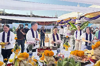 นายกสภามหาวิทยาลัยพะเยา เข้าร่วมงานพิธีวางศิลาฤกษ์ อาคารศูนย์พัฒนาผู้ประกอบการนวัตกรรมและถ่ายทอดเทคโนโลยี อุทยานวิทยาศาสตร์ มหาวิทยาลัยพะเยา เครือข่ายอุทยานวิทยาศาสตร์ฯ ภาคเหนือ