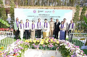 นายกสภามหาวิทยาลัยพะเยา เข้าร่วมงานพิธีวางศิลาฤกษ์ อาคารศูนย์พัฒนาผู้ประกอบการนวัตกรรมและถ่ายทอดเทคโนโลยี อุทยานวิทยาศาสตร์ มหาวิทยาลัยพะเยา เครือข่ายอุทยานวิทยาศาสตร์ฯ ภาคเหนือ