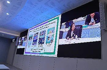 การแสดงวิสัยทัศน์และสัมภาษณ์ผู้ตอบรับการทาบทามเพื่อเข้ารับการสรรหาเป็นผู้สมควรดำรงตำแหน่งคณบดีคณะเกษตรศาสตร์และทรัพยากรธรรมชาติ