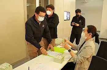 ประชุมการแสดงวิสัยทัศน์และสัมภาษณ์ผู้ตอบรับการทาบทามเพื่อเข้ารับการสรรหาเป็นผู้สมควรดำรงตำแหน่งคณบดีคณะพลังงานและสิ่งแวดล้อม มหาวิทยาลัยพะเยา