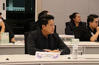 ประชุมการแสดงวิสัยทัศน์และสัมภาษณ์ผู้ตอบรับการทาบทามเพื่อเข้ารับการสรรหาเป็นผู้สมควรดำรงตำแหน่งคณบดีคณะพลังงานและสิ่งแวดล้อม มหาวิทยาลัยพะเยา