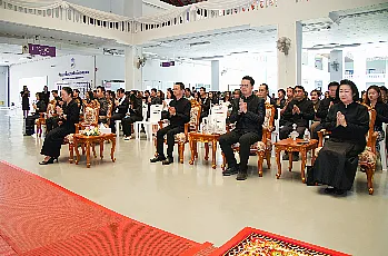 ผู้อำนวยการสำนักงานสภามหาวิทยาลัยพะเยา พร้อมด้วยบุคลากร เข้าร่วมพิธีตักบาตรอุทิศถวายเป็นพระกุศลแด่สมเด็จพระเจ้าลูกเธอ เจ้าฟ้าพัชรกิติยาภา นเรนทิราเทพยวดี กรมหลวงราชสาริณีสิริพัชร มหาวัชรราชธิดา ในวาระครบปัณรสมวาร