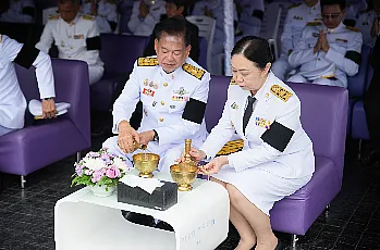 นายกสภามหาวิทยาลัยพะเยา กรรมการสภามหาวิทยาลัยผู้ทรงคุณวุฒิ เข้าร่วมพิธีวันสถาปนามหาวิทยาลัยพะเยา ครบรอบ 16 ปี